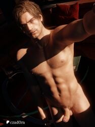 resident_evil_9:_requiem leon_scott_kennedy solo_male czad0ra render male male_only