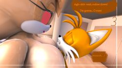 3d age_difference big_breasts cum_announcement maxdistortion miles_tails_prower older_female sonic_(series) tails tails_the_fox vanilla_the_rabbit younger_male zombot