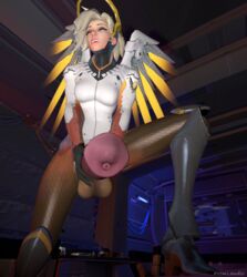 1futa 3d animal_genitalia animal_penis closed_eyes clothed clothing cock_pointing_towards_viewer dickgirl equine_penis futa_only futanari horsecock huge_cock intersex large_testicles looking_down_the_barrel looking_pleasured masturbation mercy overwatch penis pink_penis pov premlandio presenting solo submissive_pov taker_pov testicles