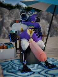 3d 3d_(artwork) albert_(greg) anthro ass avain balls beach beach_background beach_towel big_ass big_balls big_butt big_cock big_penis bikini blender blender_(software) blender_cycles butt cock duo femboy furry gay golden_week greg_(artist) hand_on_another's_ass hand_on_ass holding_drink huge_ass huge_balls huge_butt huge_cock huge_penis hyper hyper_balls hyper_cock hyper_penis kyle_(greg) leaking_precum looking_at_viewer looking_back macaw male/male muscular muscular_male oc ocs original_character original_characters parrot penis precum protogen romantic_couple sitting_on_lap sitting_on_partner twink yaoi