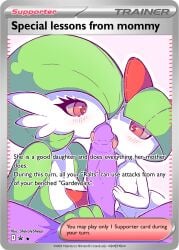 age_difference card collaborative_fellatio collaborative_sex cub daughter_and_mother dilf ditto duo forced forced_oral furry game_freak gameplay_mechanics gardevoir incest incest_(lore) mature_female milf pokemon pokemon_(species) pokemon_card ralts saliva sharalythesheep text tongue trio young younger_female