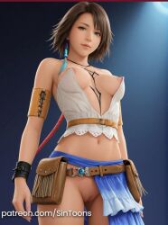 1female 1girls ai ai-created ai_assisted ai_generated bare_breasts boobs_out breasts breasts_out brown_hair dark_hair female female_focus female_only final_fantasy final_fantasy_x-2 genitals girl naked naked_female nipples nude nude_female patreon patreon_link patreon_url patreon_username pussy sexy sexy_body sexy_female short_hair sintoons skinny skinny_female skinny_girl solo solo_female solo_focus square_enix tits_out vagina watermark yuna