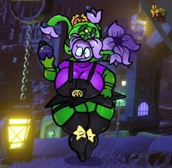 ass breasts cherrymania69 dj_arts footwear lily_lovebraids lily_of_alchemy_(pvz) plants_vs_zombies poppy_playtime purple_hair smile stockings suspenders sweater tentacle thick_thighs voluptuous wide_hips fusion fusion_character electronic_arts popcap_games pvz plants_vs._zombies no_feet pointy_feet big_breasts large_breasts overalls overall_skirt overall_dress purple_shirt green_skin green_body flower plant plant_girl plant_humanoid flora_fauna flowers tentacles tentacle_hair smiling hourglass_figure hourglass_figured_female big_ass big_butt large_ass large_butt large_thighs big_thighs full_body crossover crossover_cosplay short_sleeves thighs thighhighs thick_ass thick thick_legs thick_hips thigh_highs star star_(symbol) standing poppy_playtime_(chapter_5) mob_entertainment mob_games convallaria_pharmacist_(pvz) huge_breasts huge_ass huge_butt huge_thighs bracelet bracelets wristband object_head flower_humanoid flower_hair flower_head hand_on_hip potion potion_bottle holding_object lily_(flower)