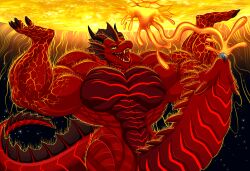absurd_res anthro apocalypse big_muscles big_penis bodily_fluids cosmos cum cum_inside destruction dragon earth earth_(planet) energy excessive_cum excessive_genital_fluids extreme_size_difference fairan furrypur genital_fluids genitals hi_res huge_muscles huge_penis hyper hyper_genitalia hyper_muscles hyper_penis lava lava_cum macro macro_anthro macro_focus macro_male male masturbation muscular muscular_anthro muscular_male mythological_creature mythological_scalie mythology object_vore penis planet planet_destruction planet_penetrated planet_vore red_body scalie size_difference solo space spiked_penis spikes spikes_(anatomy) star sun unusual_bodily_fluids unusual_cum unusual_genital_fluids urethra urethral urethral_masturbation vore