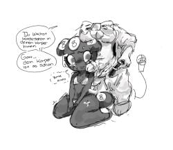 roblox roblox_game dandys_world vee_(dandy's_world) toodles_(dandy's_world) 1girl 1futa 1futanari futanari veiny_penis dubious_consent dubcon nonconsensual noncon lingerie undressing big_breasts robot_girl robot_humanoid raped_by_futa bodily_fluids big_thighs big_butt small_breasts german_text