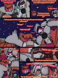 absurd_res anthro bandai_namco between_breasts blush breasts clitoral clitoral_sucking comic cunnilingus cybernetics cyborg digimon digimon_(species) digimon_adventure_tri. digimon_beatbreak domestic_cat duo felid feline felis female female/female fingering fucked_silly groping_chest heart_eyes heart_symbol hi_res holding_head holding_leg licking machine mammal meicrackmon meicrackmon_vicious_mode oral sex shaking spread_legs spreading text tongue tongue_out trembling trembling_for_pleasure vaginal vaginal_fingering vanilla_road wolvermon