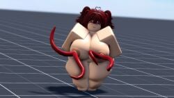1girls 3d artist_request baseplate female female_only human human_only infested_breasts light-skinned_female nude nude_female original_character red_hair roblox robloxian source_request tentacle tentacle_from_nipple tentacle_in_nipple tentacles unusual_anatomy unusual_breasts