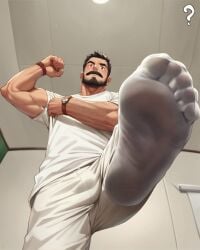 ai_generated feet feet_fetish feet_on_face foot_fetish gay gay_male male male_feet male_only smelly_feet sock_fetish socks