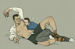 bar guy (no, i'm not a human) from no, i'm not a human by artist request