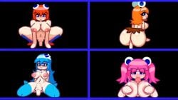 animated areolae beat_banger beat_banger_(mod) big_ass big_breasts blinky_(pac-man) blue_eyes blue_hair boobjob breasts clyde_(pac-man) cowgirl_position cum cum_in_pussy cum_inside cumshot darkkrystal huge_ass huge_breasts inky_(pac-man) kneeling live2d music nipples orange_hair pac-man pac-man_(series) paizuri pink_hair pinky_(pac-man) pov red_hair running sex sex_from_behind skirt socks socks_only sound squatting stockings stockings_only vaginal vaginal_penetration video zachytemp