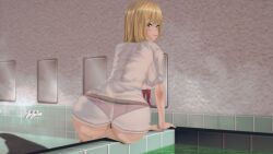 1080x1920 3d anime anime_style bathroom hot_tub kitagawa_marin koikatsu koikatsu! koikatu self_upload sono_bisque_doll_wa_koi_wo_suru