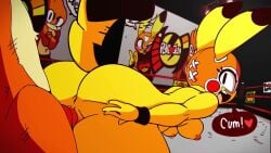 1boy 1girls 2pokemon animated anthro ass bent_over big_ass breasts buizel cum cum_on_ass cumshot diives doggy_style doggystyle electrostimulation english english_text female humiliation longer_than_30_seconds male male/female masked masked_female nipples penis penis_in_pussy pikachu pikachu_libre pokemon pokemon_(species) pokemon_on_pokemon sex shorter_than_one_minute sound standing_doggy_style standing_sex tagme thick_thighs throat_fuck vaginal_penetration video wrestler wrestling_ring yellow_body