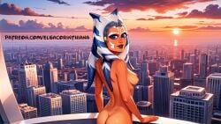 1woman ahsoka_tano ai ai_art ai_generated ai_nude ai_porn aigenerated anime ass blue_eyes cartoon city city_background coruscant disney_plus elsacorinthiana female female_nude female_nudity female_only fhd hand_on_hip hentai in_back looking_at_viewer lucasfilm naked nude nudity orange_skin patreon patreon_link patreon_url posing posing_for_picture posing_for_the_viewer posing_nude showing_ass sitting skinny standing_position star_wars sunset thin_body thin_breasts tiny_breasts togruta uhd ultra_hd