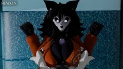 1boy 1girls anthro bedroom bedroom_sex big_breasts breast_play breasts canid chest_tuft cleavage clothed clothing cryptid duo fan_character felid feline female floragato furry game_freak generation_9_pokemon hi_res humanoid larger_female male male/female mammal monster nintendo pokemon pokemon_(species) s1m0n scp-1471 scp-1471-a scp-1471-a_(da.nilkaz) scp_foundation sex size_difference small_dom_big_sub smaller_male titjob tuft wolf wolf_girl