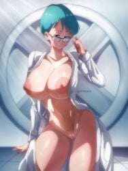 1girls bulma_briefs dragon_ball dragon_ball_z female solo solo_female suyuu_art