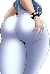 1girls 2d ai_generated ass_focus ass_grab bunanza_ chun-li close-up grabbing_own_ass huge_ass solo street_fighter tagme thick_thighs