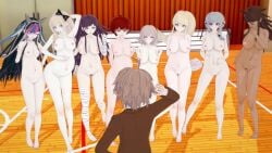 1boy 3d 6+girls 8girls completely_nude_female danganronpa danganronpa:_trigger_happy_havoc danganronpa_2:_goodbye_despair dark-skinned_female harem koikatsu koizumi_mahiru large_breasts light-skinned_female mioda_ibuki multiple_pregnancies naegi_makoto naked_female nanami_chiaki owari_akane pekoyama_peko pregnant pregnant_female saionji_hiyoko sonia_nevermind tattoo tsumiki_mikan