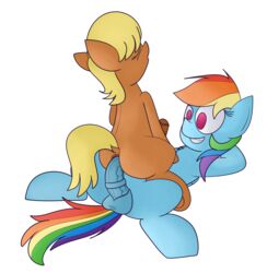 alpha_channel anal anal_sex anus ass balls blonde_hair chest_tuft closed_eyes cowgirl_position dickgirl duo equine friendship_is_magic furry futa_on_futa futanari horse intersex lying mammal mr_rottson ms._harshwhinny multicolored_hair my_little_pony on_back on_top open_mouth pegasus penetration penis rainbow_dash_(mlp) sex smile straight_hair teeth tuft vein wide_eyed wings