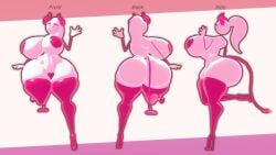 1girls artist_request curvy huge_ass huge_breasts original original_character pasties stick_figure stickman voluptuous