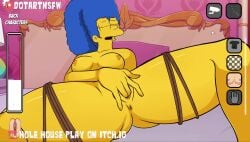 2d 2d_(artwork) 2d_animation animated blue_hair blush blush blush_lines bouncing_breasts cel_shading closed_eyes day dotartnsfw female finger_fuck fingering fingering_self fingers front_view highres hole_house laying_down laying_on_back laying_on_bed legs legs_apart looking_at_viewer marge_simpson masturbating masturbation milf moan moaning moaning_in_pleasure mp4 older_female on_back on_bed one_handed_masturbation rope rope_bondage sound squirt squirting tagme the_simpsons thick thick_ass thick_thighs vaginal_juices vaginal_masturbation vaginal_penetration video window yellow_body