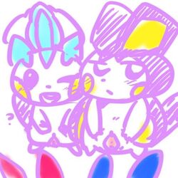 1:1 2boys 2girls anthro diphallia diphallism emolga female hemipenes male minun multi_genitalia multi_penis nintendo one_eye_closed open_mouth pachirisu penis plusle pokémon_(species) pokemon pokemon_(species) pokemon_bw pov pussy sketch smile video_games wink