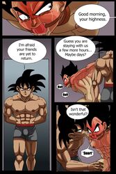 2boys bdsm boy_rape bulge comic dragon_ball dragon_ball_z flaccid forced gay goku_black imminent_rape literaturabdsm male male_only oral scared son_goku sweating vegeta yaoi