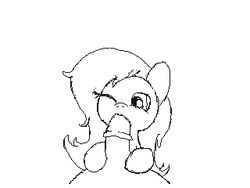 3ds animated anthro equine erection fellatio flipnote_studio fluttershy_(mlp) friendship_is_magic horse mammal my_little_pony myname45 nintendo oral penis pony sex simple_background straight_hair video_games