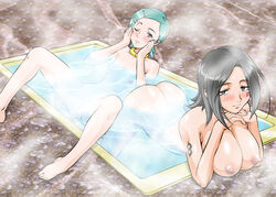 2girls eureka eureka_seven female female_only green_hair multiple_girls tagme talho_yuki tsurikichi_doumei