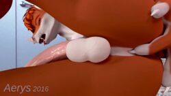 3d aerys animated anus ass bat claws fingering male male_only mammal panting penis solo uncensored