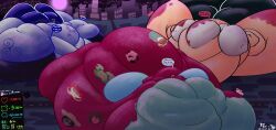 ass belly blob bluesky_drive breasts drive drive_in_source fat_female fat_fetish female friday_night_funkin friday_night_funkin_mod highres_source hyper hyper_ass hyper_belly hyper_breasts minus_gf_(iagoanims) obese sky_(friday_night_funkin) skyblue skyblue_(friday_night_funkin) skyverse source tattoo text text_bubble thatncorner trepidation_gf_(friday_night_funkin) vore vore_belly vore_tattoo weight_gain weight_gain_drive