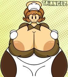 :3 areolae_peek big_breasts bread breadna_(tkd) breasts curvy female large_areolae tagme thick_thighs titties tkd xxtr1ang3lzzxx