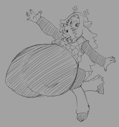 noelle holiday from deltarune by huntermsmut