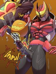 kamen rider kiva from halloween by chastisedhorns