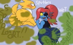 alphys from deltarune by brappycatty