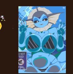 vaporeon from deltarune by ashraely