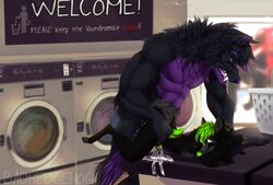 anal anal_sex anthro canine cum cum_pool duo furry invalid_tag laundromat laundry male mammal penetration penis were werewolf yaoi