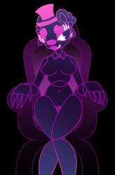 animatronic bear breasts chair female five_nights_at_freddy's machine mammal nipples nude pussy robot rule_63 shadow_freddy shadow_freddy_(fnaf) snaxattacks solo video_games