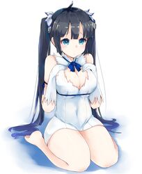 hestia (danmachi) from dungeon ni deai wo motomeru no wa machigatteiru darou ka by monobe tsukuri