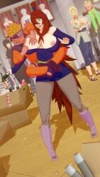 1girl1boy 2boys 3d 3d_(artwork) 3d_render 3girls adult adult_and_teenager age_difference bigger_female boy breasts danp danp3d female hi_res high_quality high_resolution highres huge_breasts koikatsu male mature mature_female mei_terumi milf multiple_boys multiple_girls naruto naruto_(classic) naruto_(series) nipples older_female open_clothes open_clothing open_topwear raped_female red_nails shizune size_difference smaller_male teenage_male teenager terumi_mei tsunade uzumaki_naruto younger_male