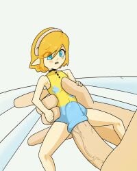 1boy 1girls 2d 2d_animation atlus blush brown_hair cock_sleeve extreme_size_difference fairy fairy_fleshlight fairy_wings female fleshlight gallica giant gif headband hinaz1 impossible_fit larger_male living_fleshlight living_onahole living_sex_toy macro male male/female metaphor:_refantazio micro micro_on_macro micro_on_penis minigirl minigirl_on_penis onahole penetration_through_clothes pointy_ears size_difference smaller_female stomach_bulge used_like_a_toy vaginal_penetration wings