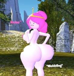 3d 3d_(artwork) adventure_time ass_cheeks ass_jiggle ass_wobble big_ass big_ass_cheeks big_booty big_butt big_butt_cheeks booty_cheeks bubble_ass bubble_booty bubble_butt butt_cheeks butt_jiggle butt_wobble fully_naked fully_nude jiggling_ass jiggling_butt kaibernation looking_at_viewer naked naked_female nude nude_female princess_bubblebutt princess_bubblegum winking_at_viewer wobbling_ass wobbling_butt
