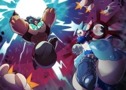 2boys abs ass balls big_ass big_balls big_penis bulge carmessi cock_ring duo fat_ass femboy feminine_male fight fully_clothed guyla_(carmessi) huge_ass huge_balls huge_bulge huge_cock huge_penis huge_thighs hyper hyper_balls hyper_bulge hyper_genitalia hyper_muscles hyper_penis hyper_testicles male male_focus male_only massive_balls muscular muscular_male naked nude penis ren_(ren16) six_pack thick_penis thick_thighs veiny_penis
