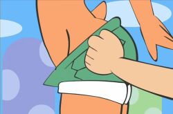 1boy 1girls 2015 2d 2d_animation animated assisted_exposure bent_wrist breasts female female_focus green_eyes humanized humanoid koopa koopa_girl koopa_troopa male mario_(series) minus8 minus8_(smb_enemies) nintendo pantsing rule_63 straight super_mario_bros. undressing video_game video_game_character yellow_hair