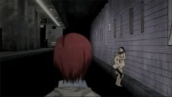 1boy 2girls against_wall animated bottomless breasts canon canonical_sex caught_in_the_act cheating cuckquean female gantz kei_kishimoto kei_kurono kurono_kei male nipples sakuraoka_sei sex standing_sex suspended_congress vaginal_penetration