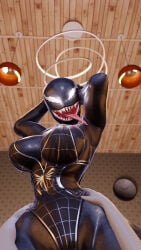 1girls alien alien_girl alien_humanoid big_ass big_breasts big_thighs black-skinned_female black_body black_skin breasts chest curvaceous curvy curvy_figure dark-skinned_female dark_skin female hips huge_ass huge_breasts huge_thighs humanoid klyntar large_ass large_breasts large_thighs legs marvel marvel_comics mature mature_female she-venom slim_waist spider-man_(series) symbiote thick thick_hips thick_legs thick_thighs thighs voluptuous waist wide_hips white_eyes venom_(marvel) sharp_teeth 3d bitterpole male/female male straight 1boy 1boy1girl light-skinned_male spider-man peter_parker
