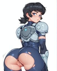 1girls ai_generated female female_only invincible solo tech_jacket_(zoe_thompson) zoe_thompson