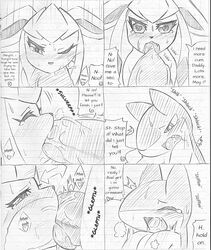 atlas_(artist) blush closed_eyes comic cum eeveelution english_text erection fellatio female feral glaceon greyscale hi_res internal lined_paper male monochrome nintendo oral oral_penetration pencil_(artwork) penetration penis pokemon pokemon_(species) quilava saliva sex sketch straight sweat text traditional_media_(artwork) translated video_games