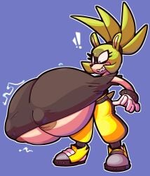 1girls 2d anthro big_breasts breast_expansion breast_inflation breasts busty erect_nipples erect_nipples_under_clothes female female_only furry hyper hyper_breasts idw_comics idw_publishing inflated_breasts klacket mobian mobian_(species) mobian_tenrec piercing piercing_nipples punk punk_girl sega sonic_(series) sonic_the_hedgehog_(comics) sonic_the_hedgehog_(idw) sonic_the_hedgehog_(series) surge_the_tenrec top_heavy