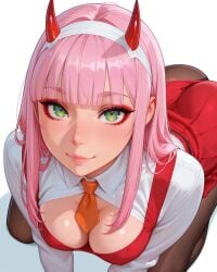 Zero Two (Darling In The Franxx) Rule 34 Image