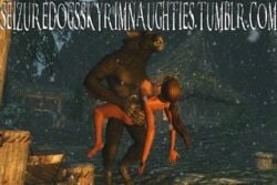 3d animated female male seizuredogsskyrimnaughties sex skyrim the_elder_scrolls werewolf